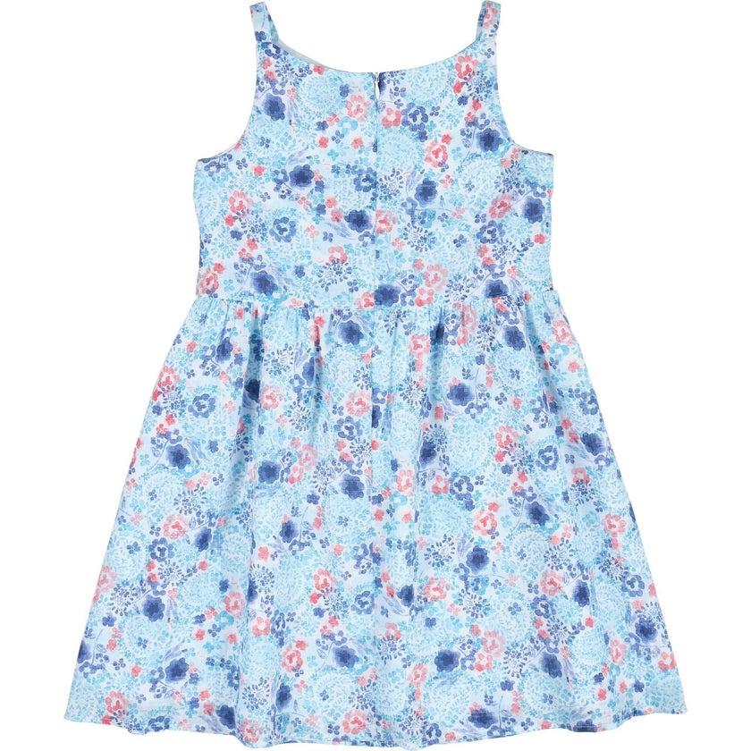Floral Dress With Front Tie