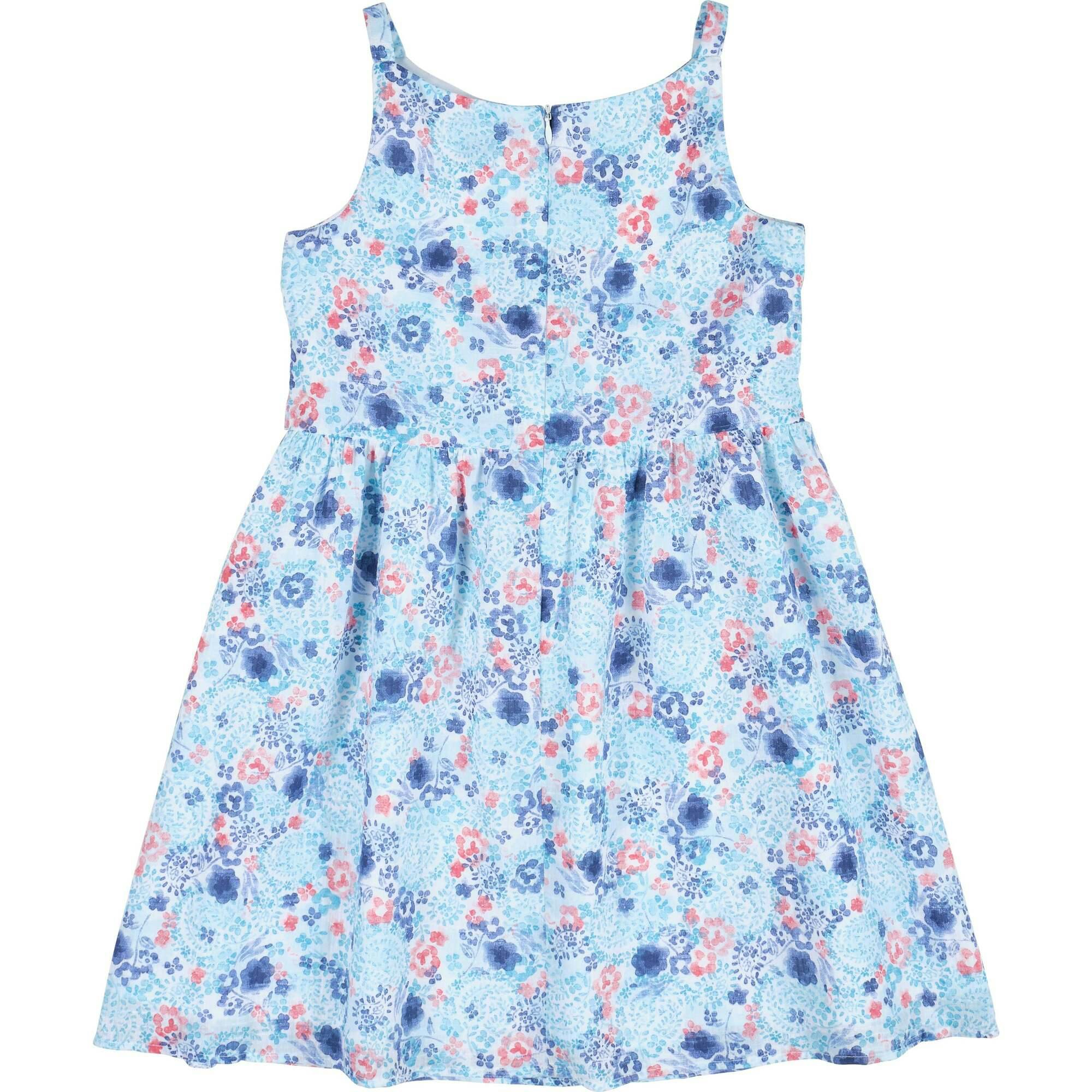 Floral Dress With Front Tie