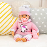 Interactive 14" Baby Doll in Pink Top