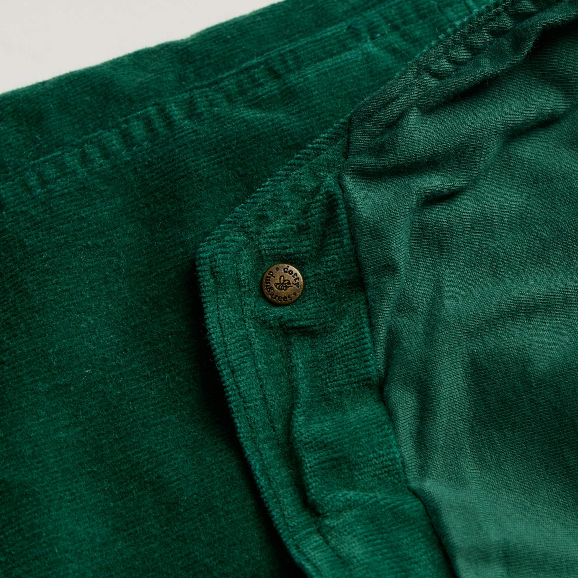 Moss Green Corduroy Overalls
