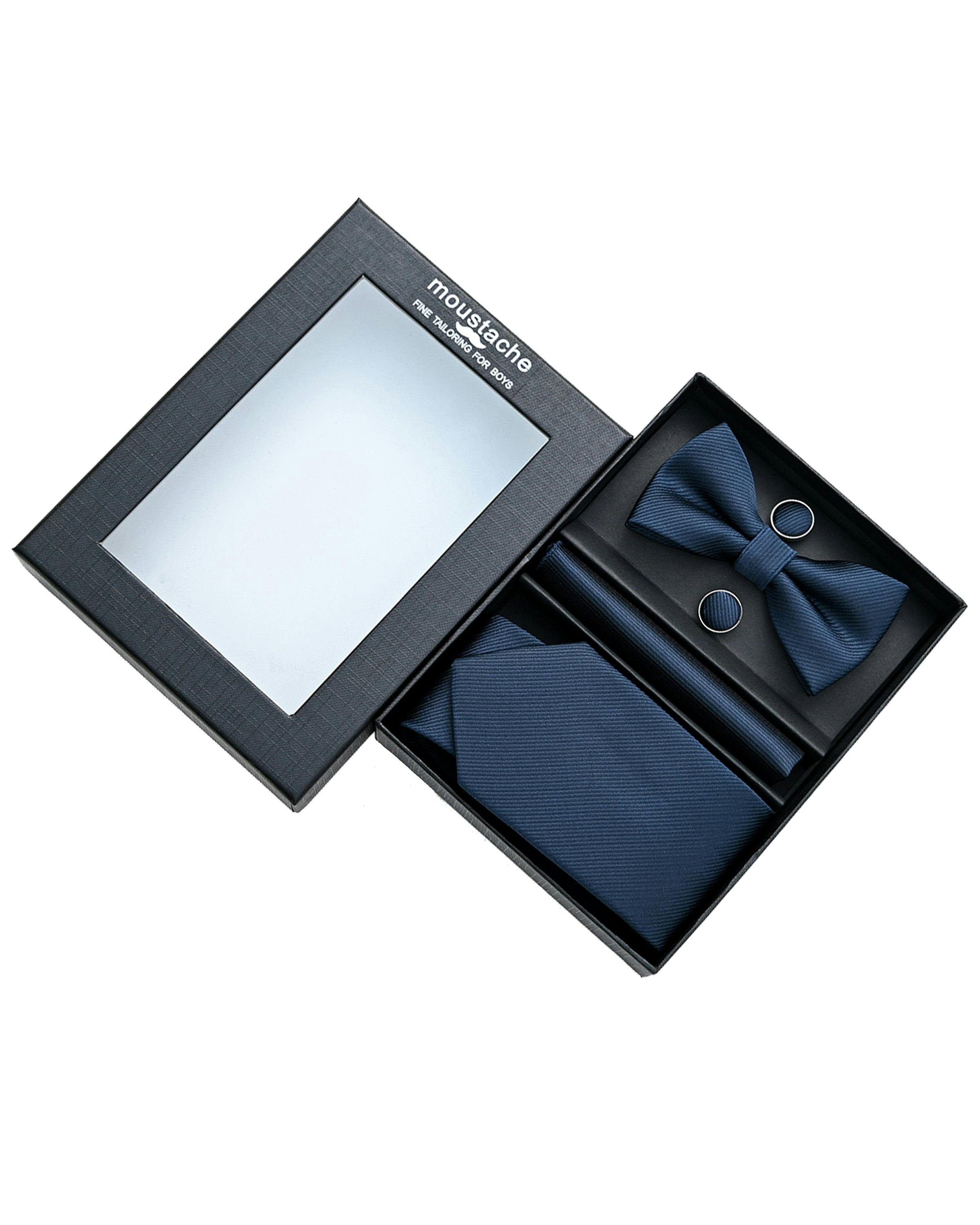 Navy Blue Tie Set