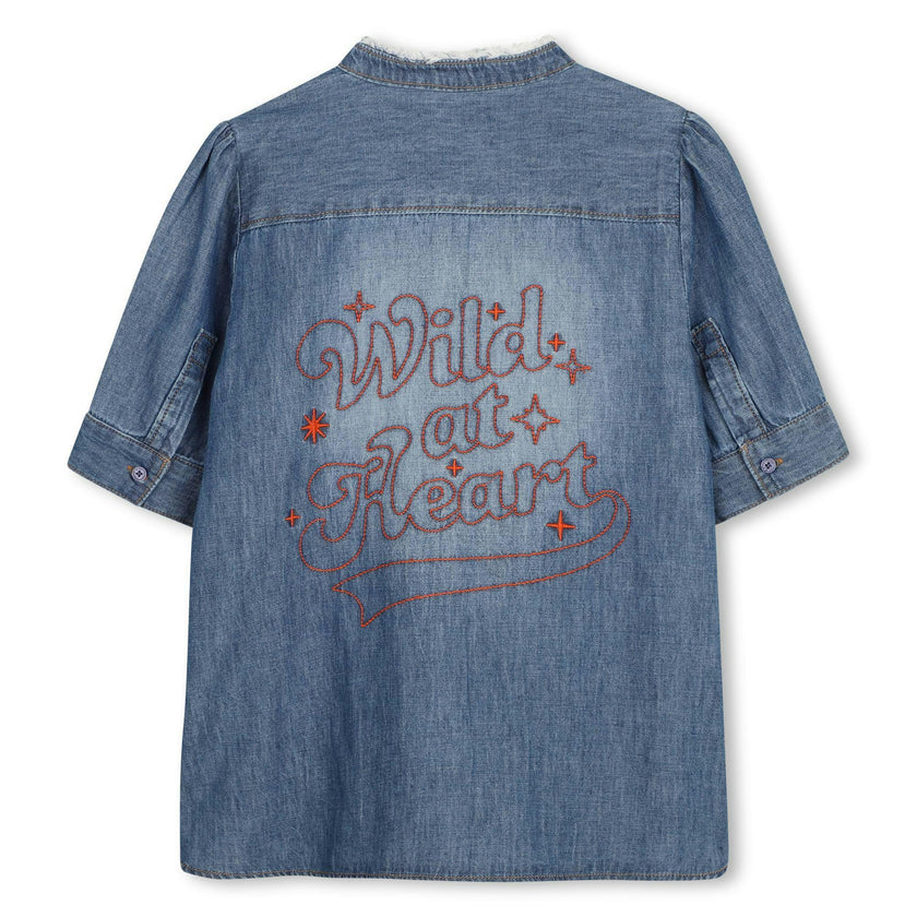 ZADIG & VOLTAIRE Soft Chambray Shirt - Denim Blue