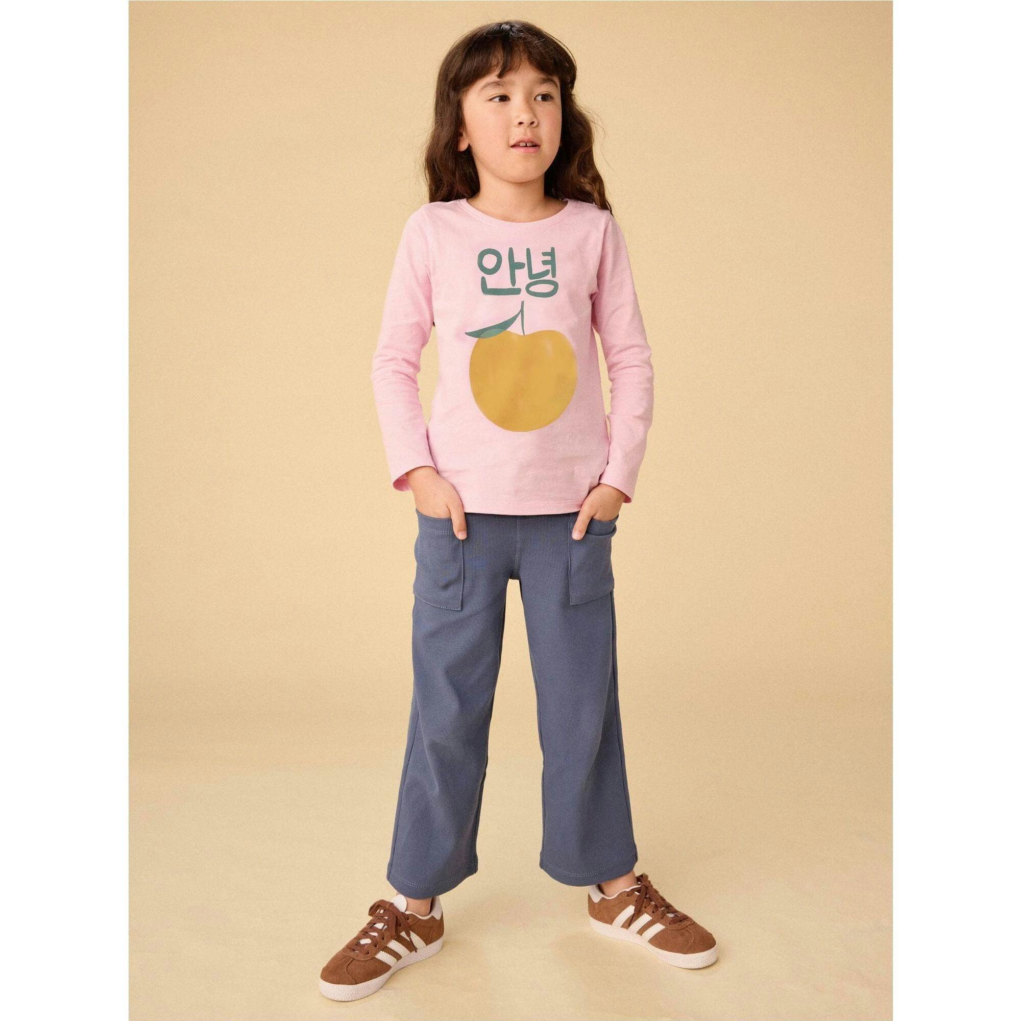 Asian Pear Graphic Tee, Pink