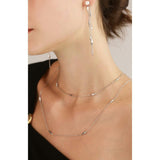 Teardrops Silver Necklace