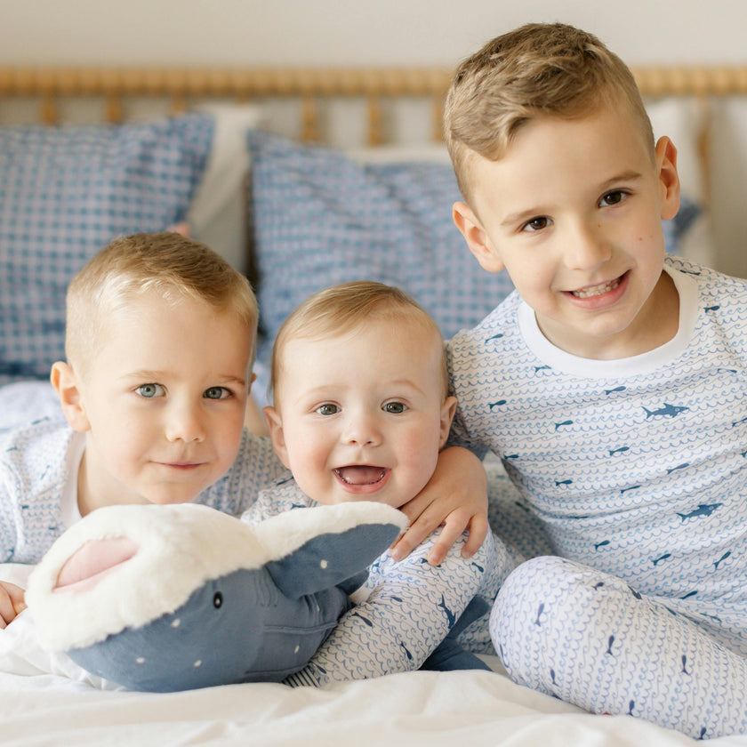 Sharks Two Piece Kids Pajamas