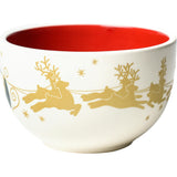 Vintage Christmas Village Bowl