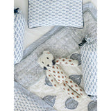 Block-Printed Cotton Crib Quilt