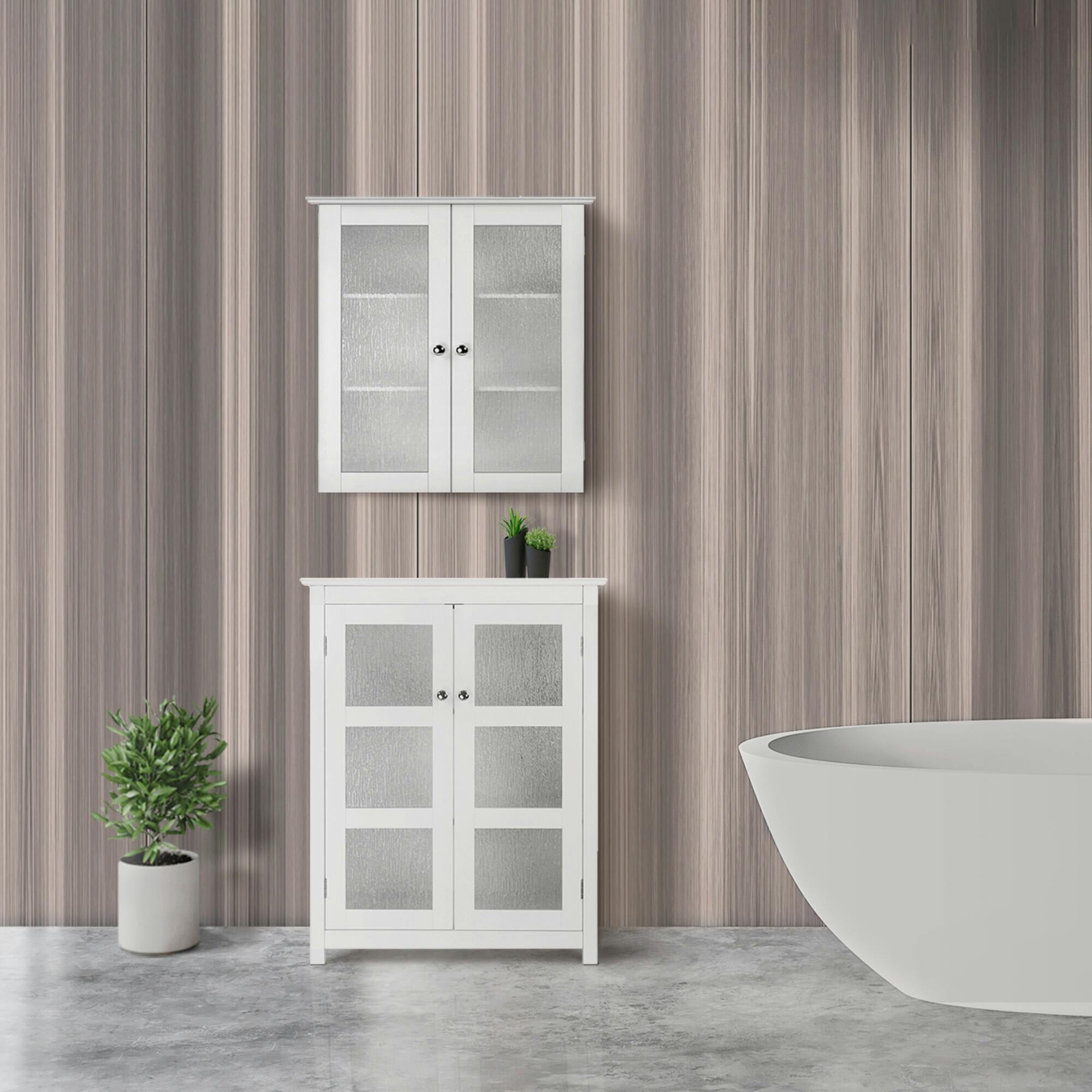 Connor 2 Door Floor Cabinet with 3 Shelves