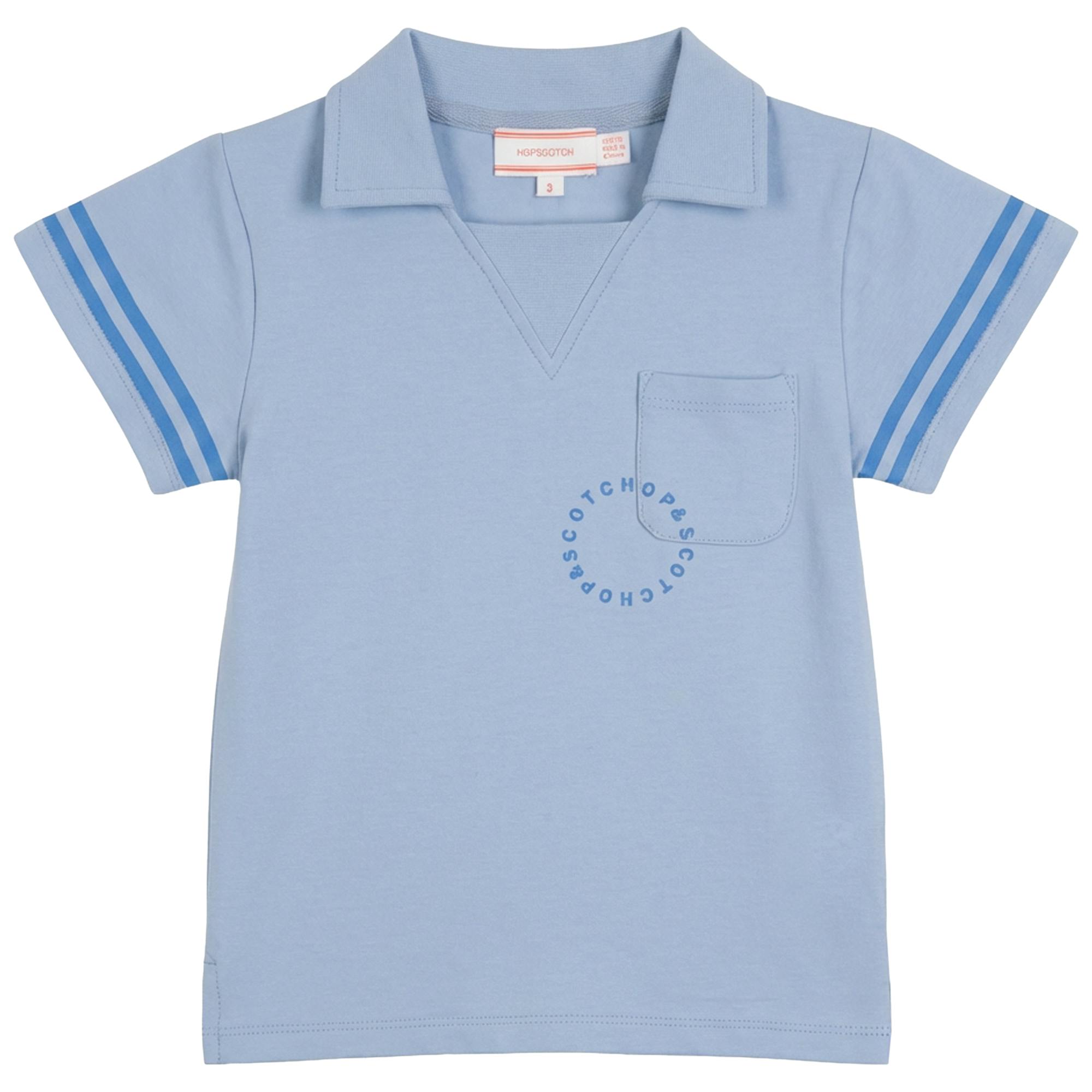 Top With Stripes At Sleeves