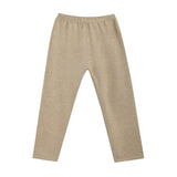 Gray Solid Wool-Blend Pajama Set