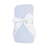 Solid Sheer Blue Rib - Swaddle Blanket