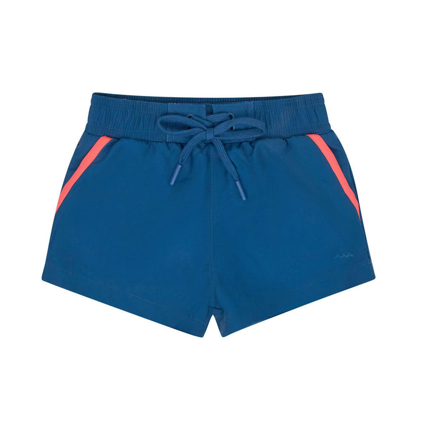 boys oyster blue stripe boardie