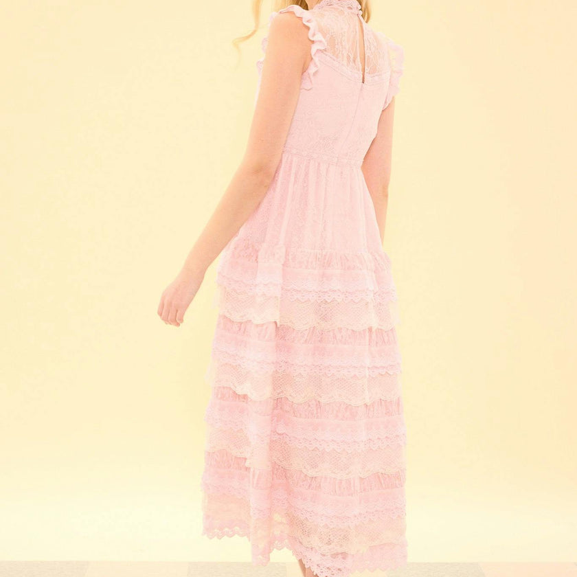 Annie Dress in Light Pink