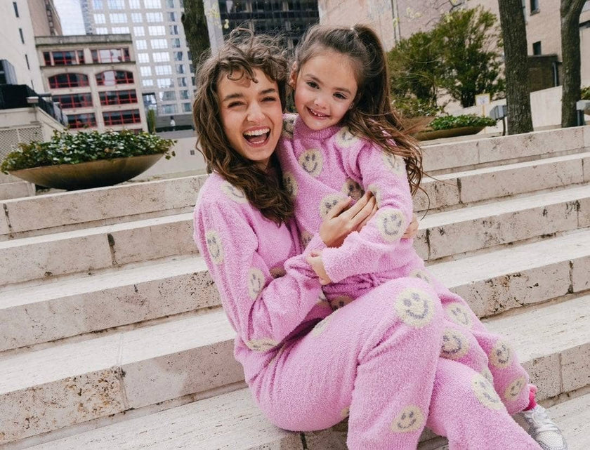 Pinky Fuzzy Smiley Emoji Set