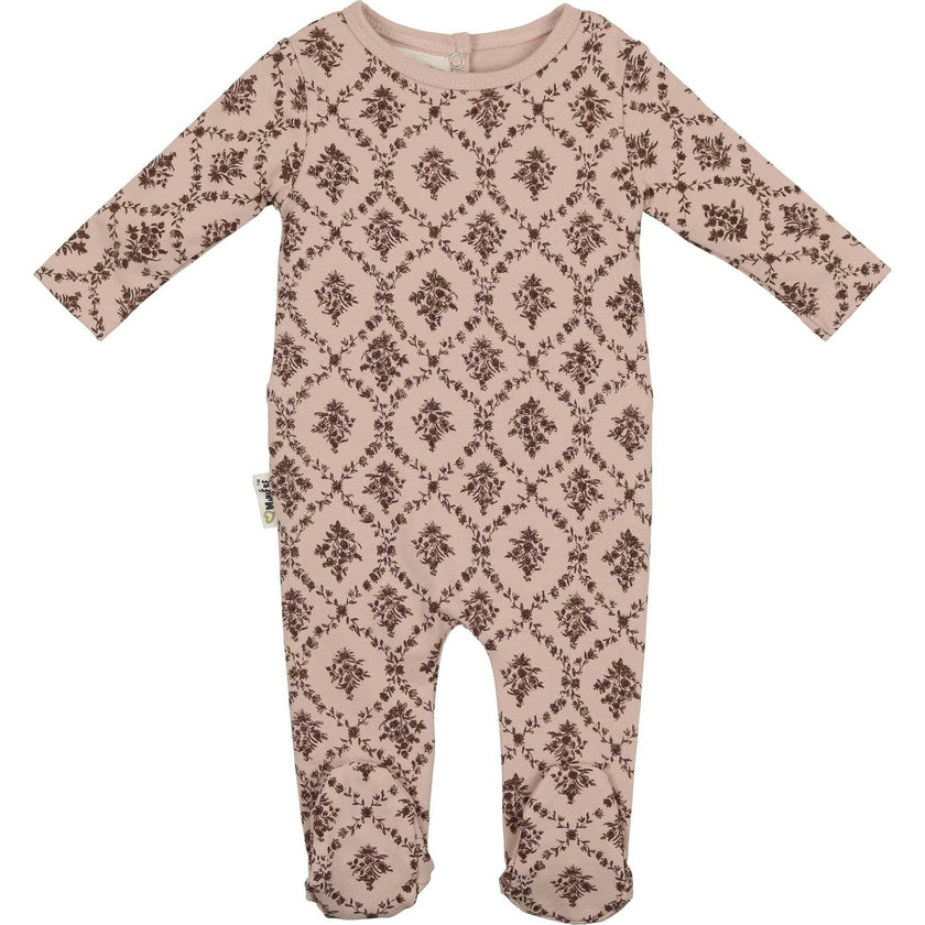 Vintage Victorian Long Sleeve Footie