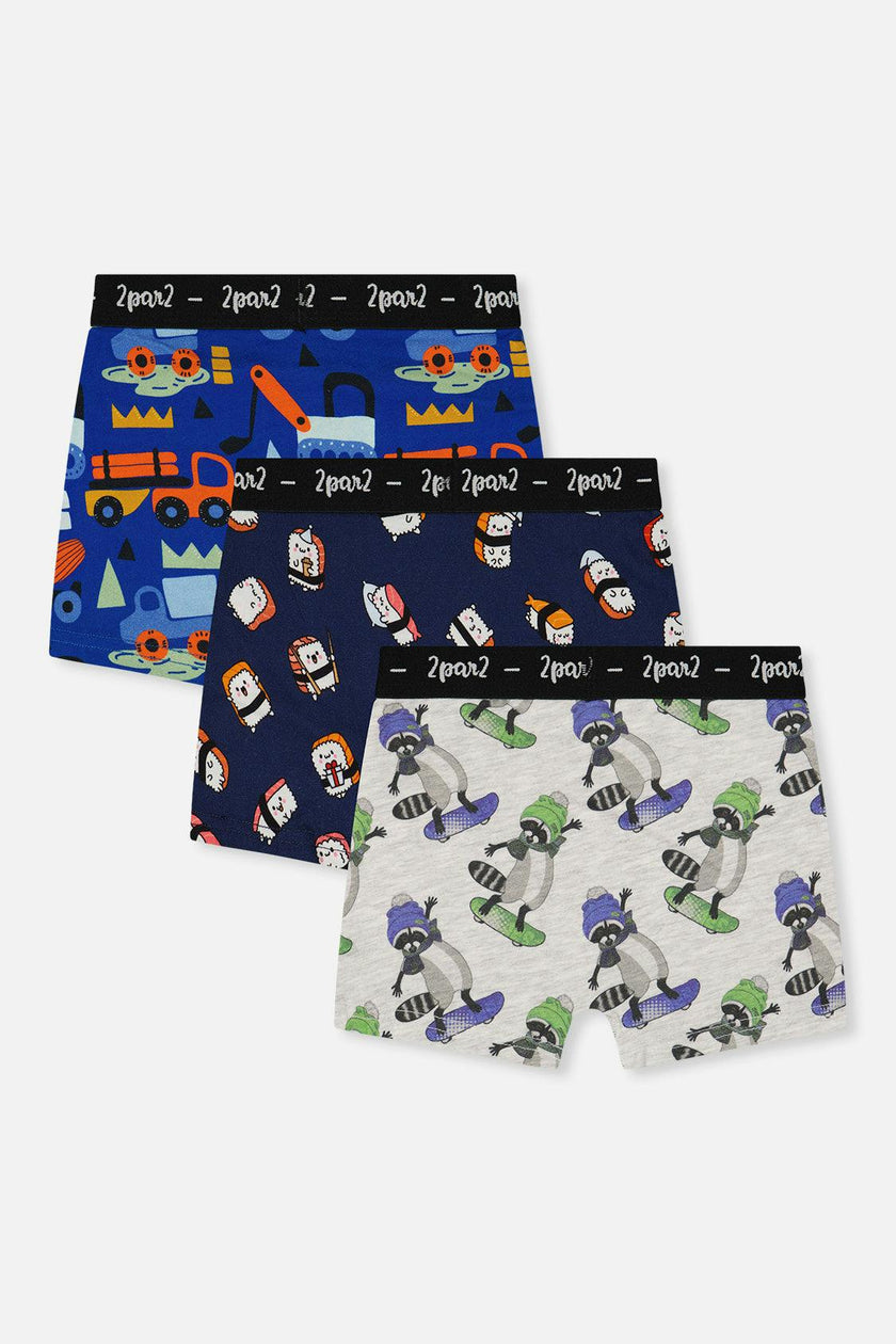 Boxer Pack Of 3 Fun Prints