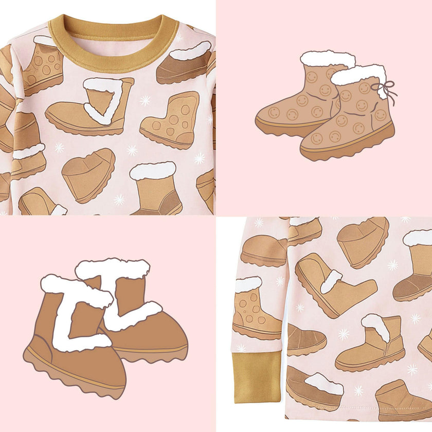 ZEN 2-Piece Toddler Girls Pajamas