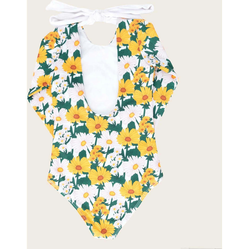 Hamptons Floral One Piece Long Sleeve