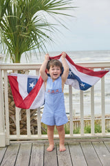Smocked Shortall - Flags