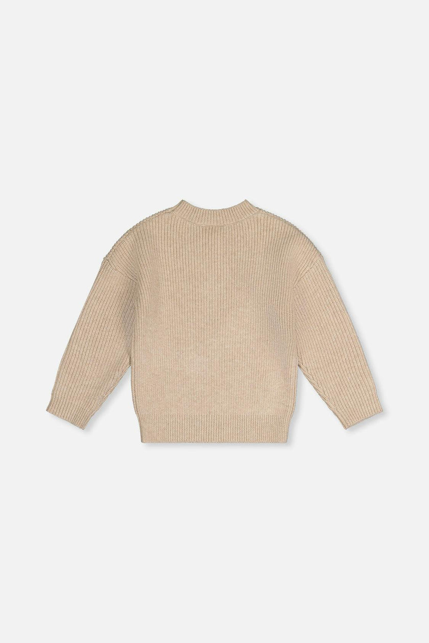 Sweater With Bow Beige