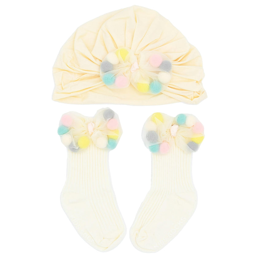 Ivory Multicolor Bow Gift Set