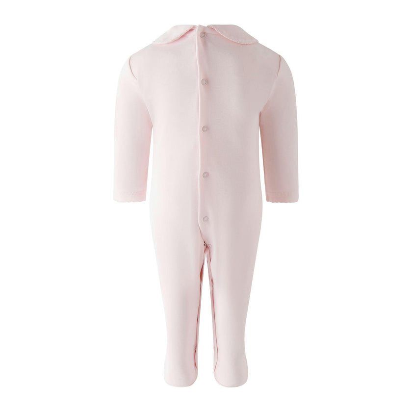 Pima Pink Rocking Horse Footie