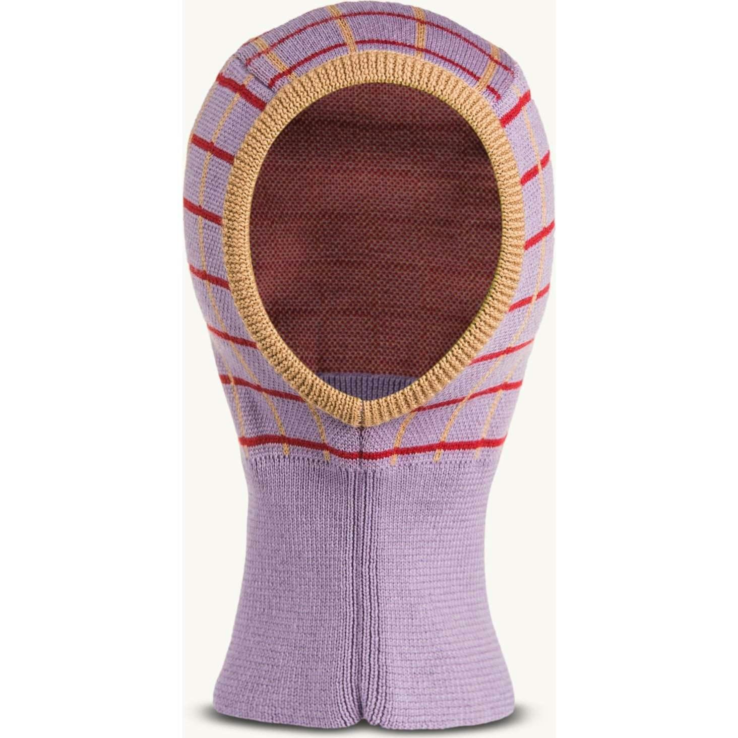 children's merino wool balaclava - icy lilac