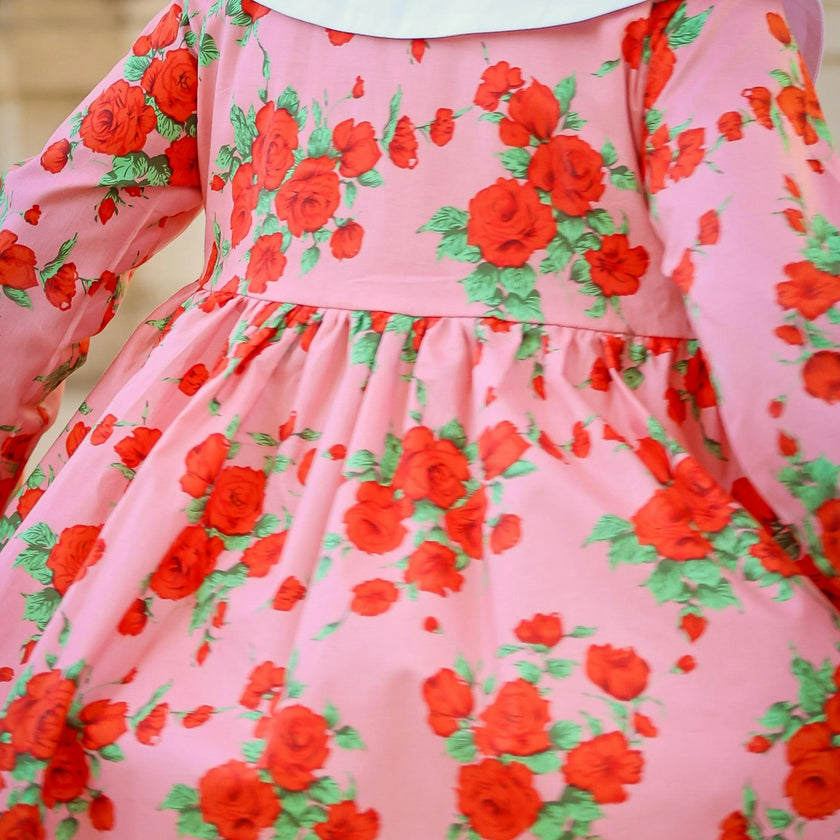 Garden Dress- Vintage Rose