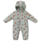 Lightweight Down Hooded Jumpsuit
