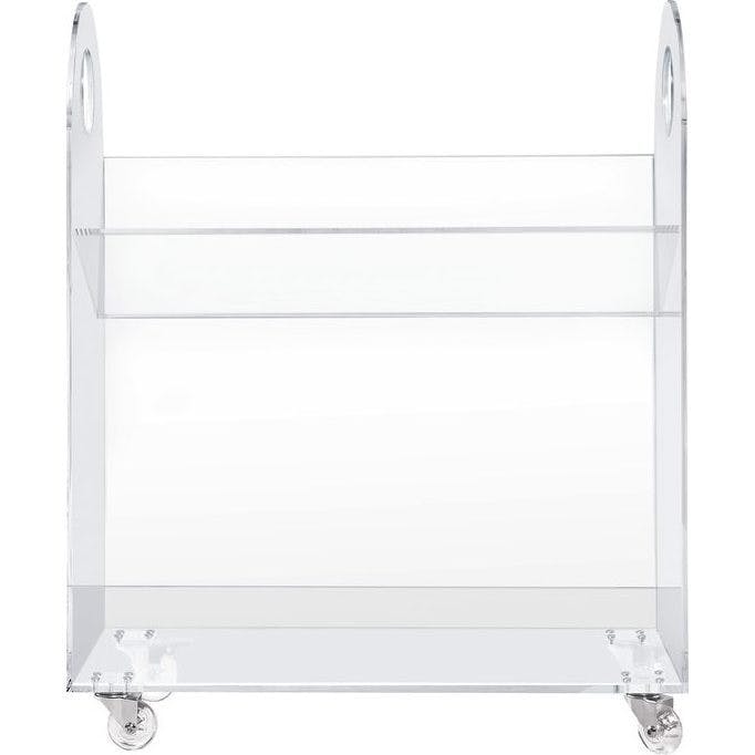Presto Acrylic Bookcase And Cart