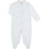 White Bubble Baby Footie