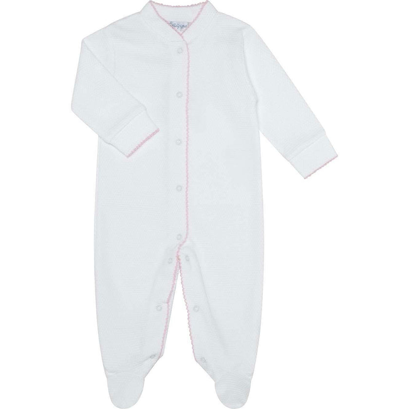 White Bubble Baby Footie