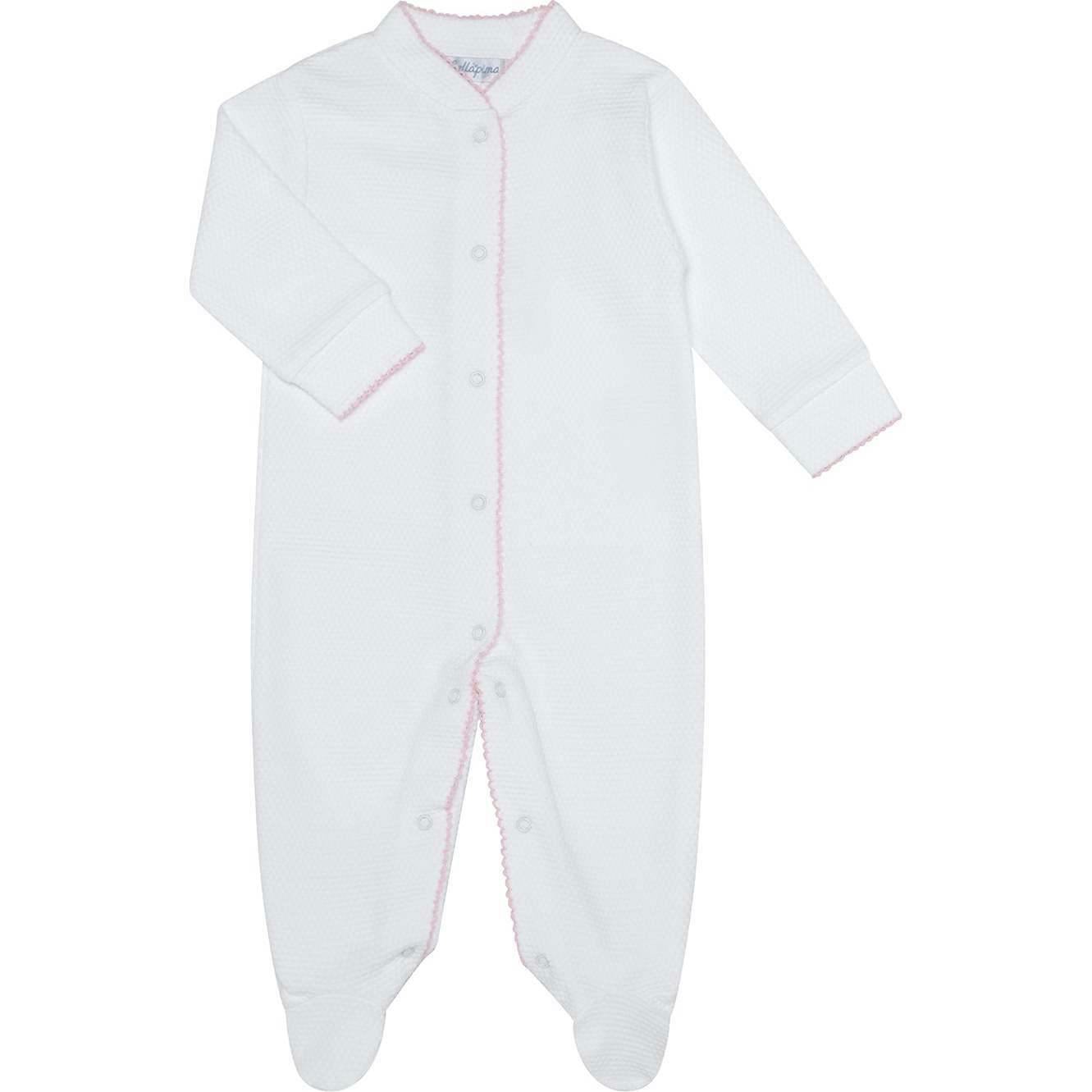 White Bubble Baby Footie