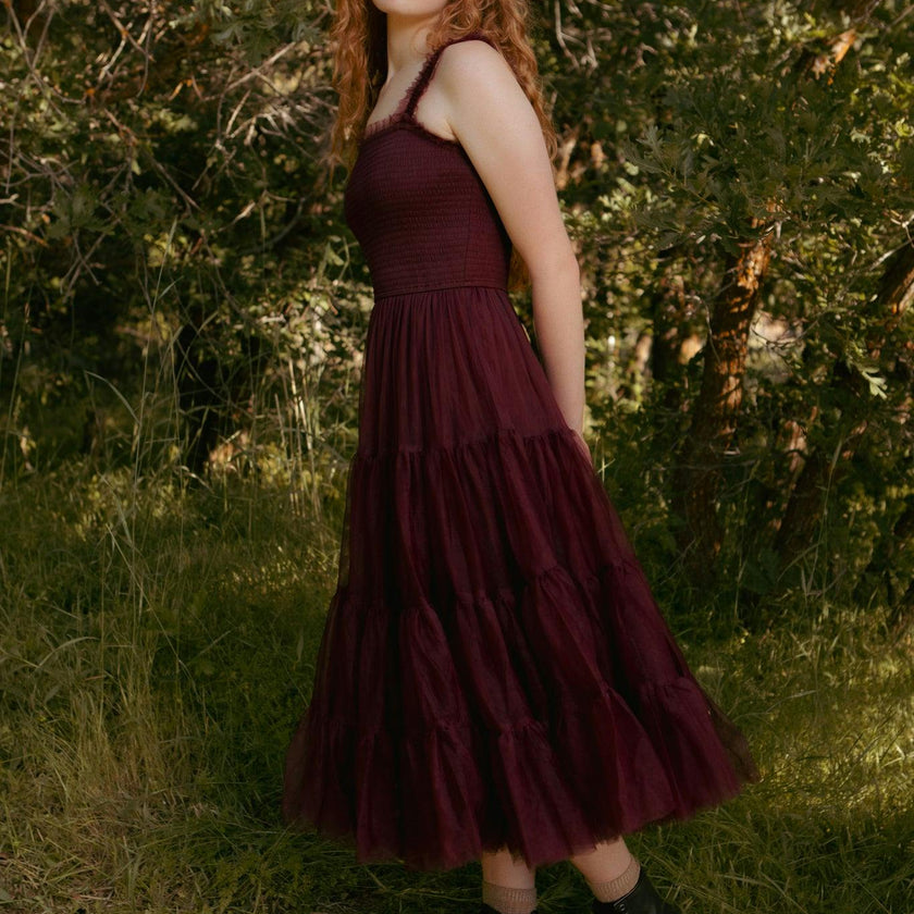 Destiny Dress in Burgundy