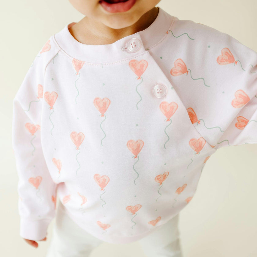 Pink Heart Balloon Legging Set