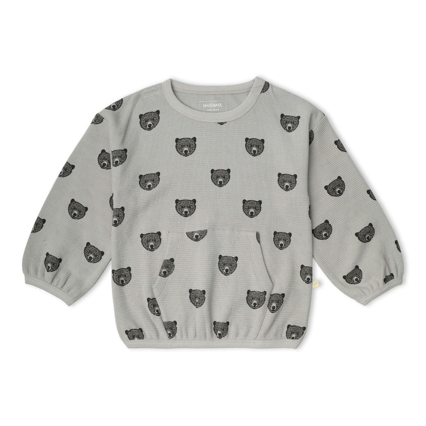 Organic Tee & Pant Slouch Set - Woodland Bear