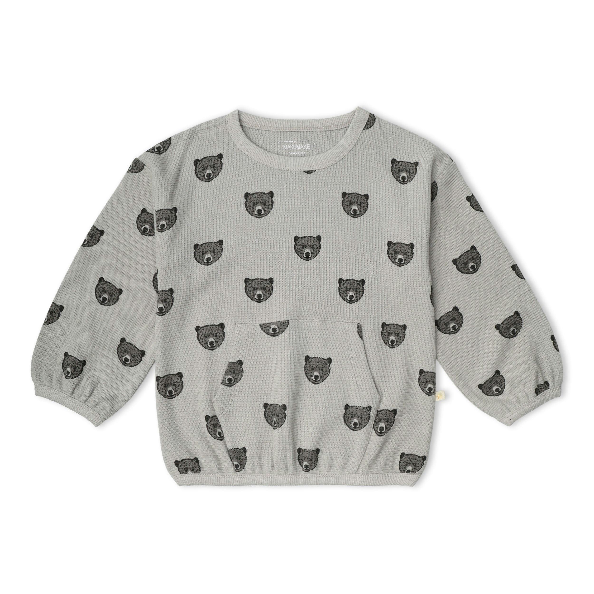 Organic Tee & Pant Slouch Set - Woodland Bear