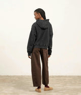 Womens Dream Terry Hoodie - Terry - Vintage Black