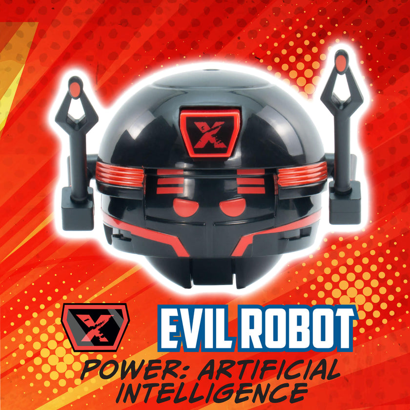 Battle Ballz: Training Pack - Evil Robot - Weapon Wielding Toy Figure