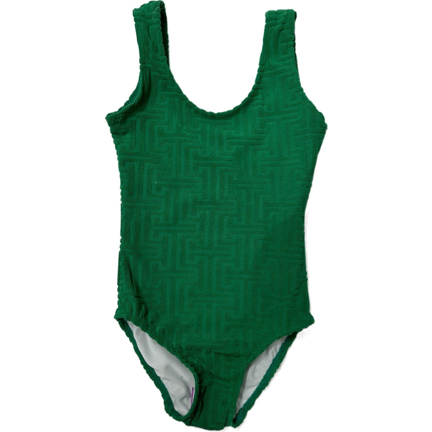 Patterned 3 Piece Swimsuit and Shorts Set