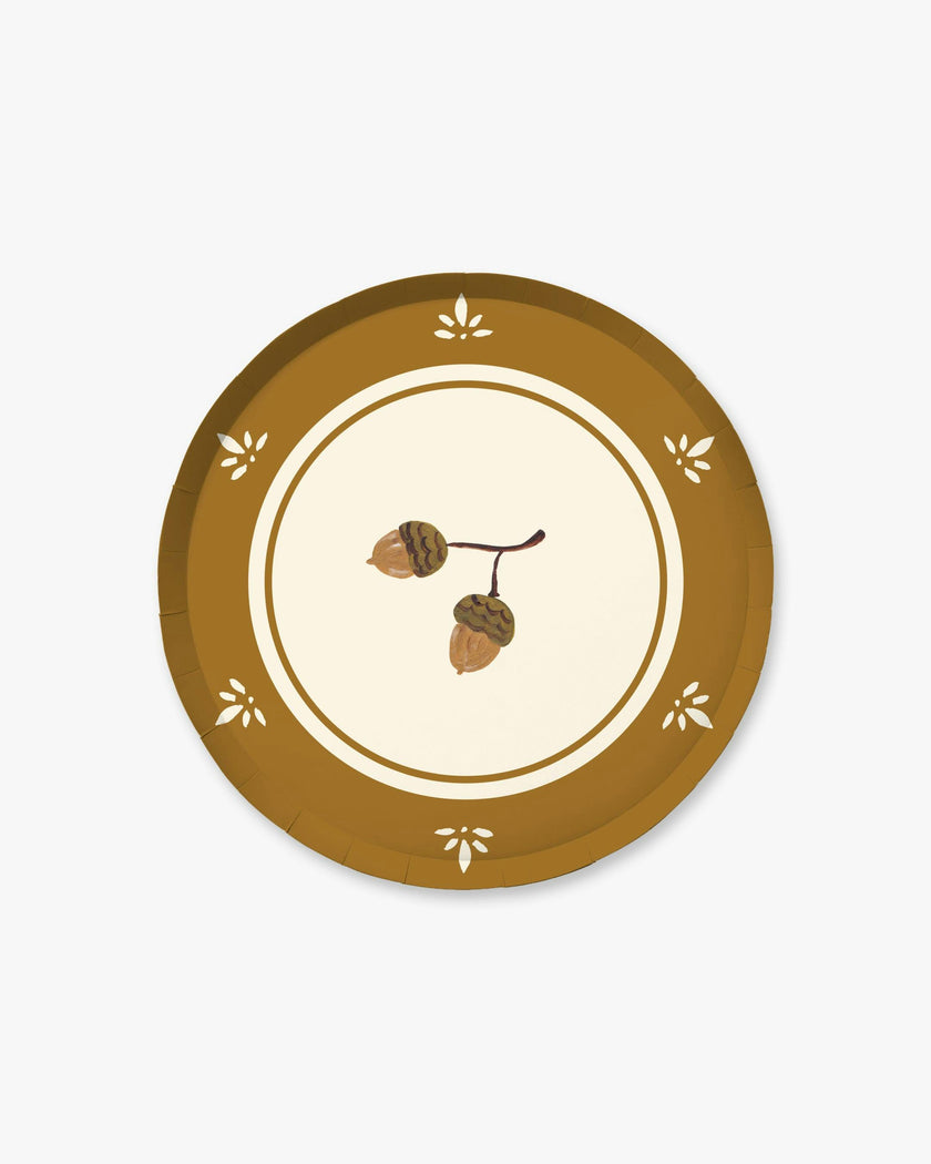Maison Appetizer Plate Set in Acorn
