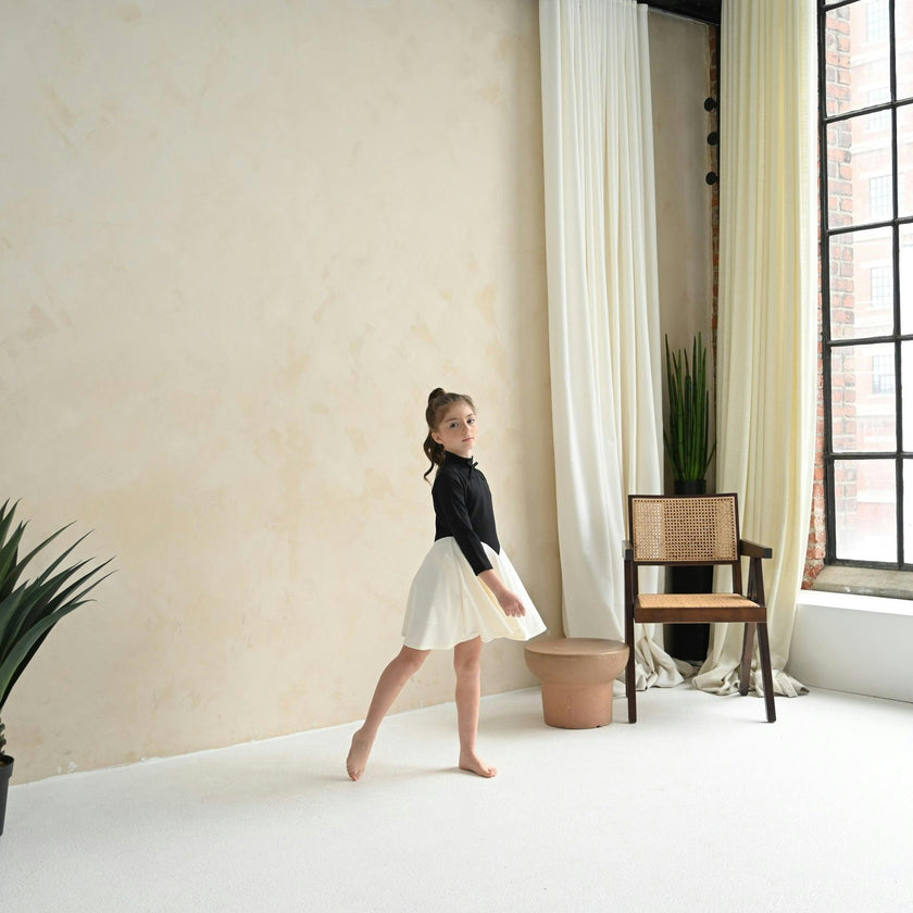 Kai dress (black/ivory)