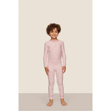 Kids Printed TENCEL Modal Unisex Long PJ Set, Red