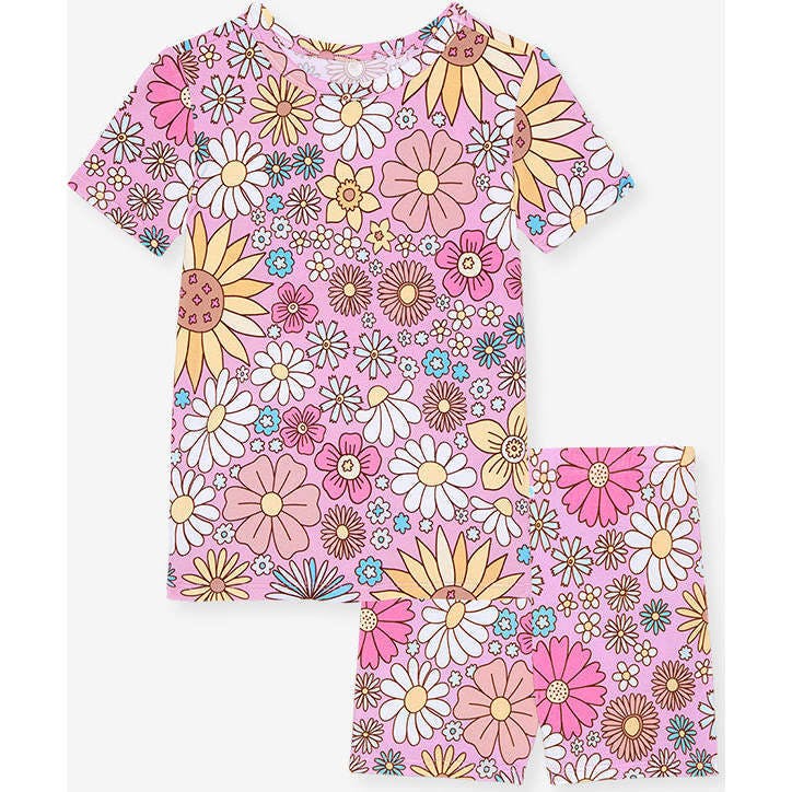 Presley Pink Classic Pajama Short Set