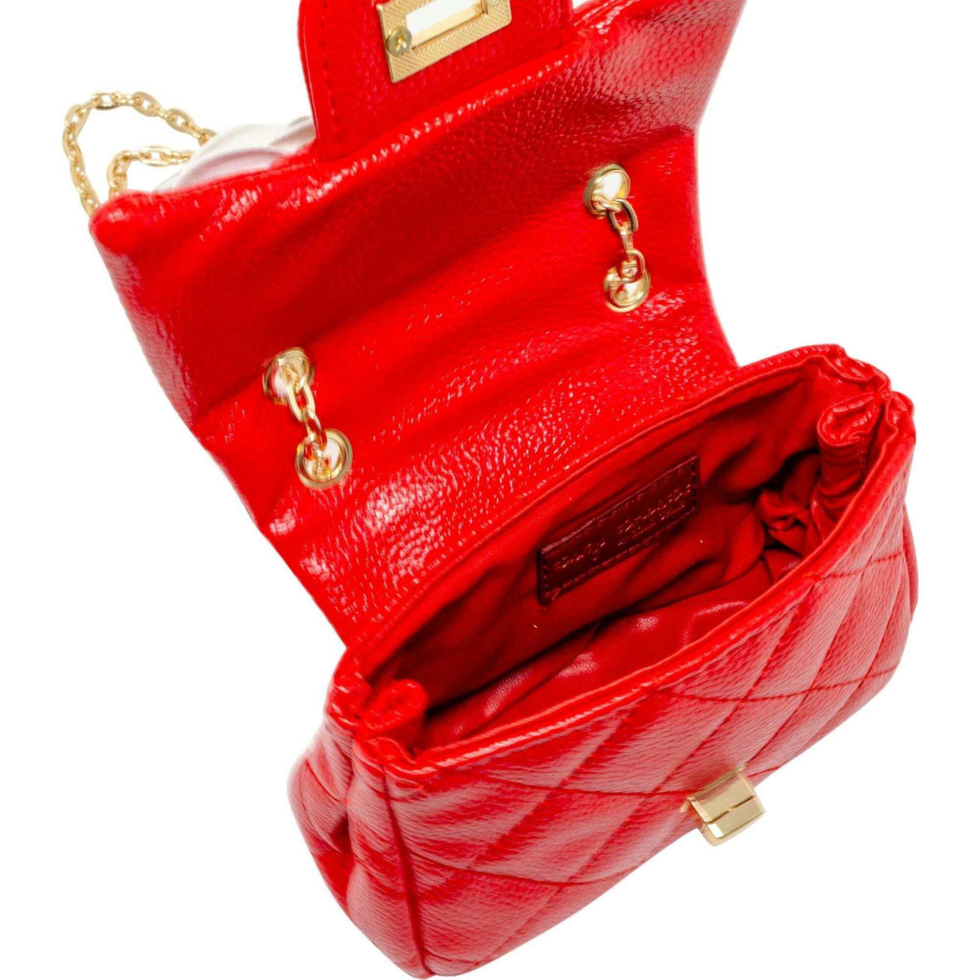 Classic Quilted Flower Pearl Handbag