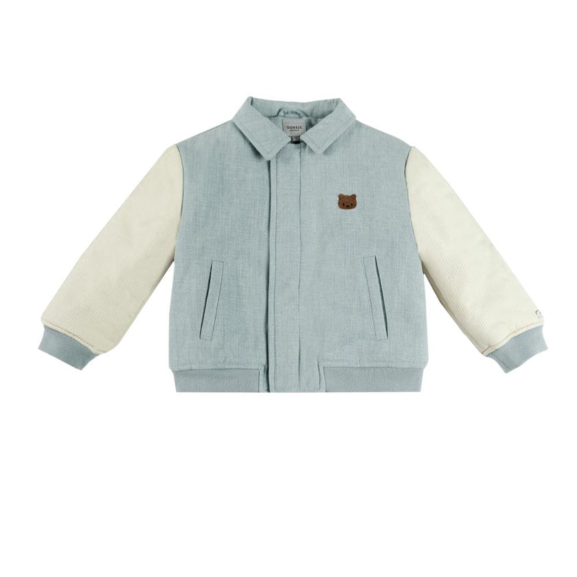 Zemmie Denim Jacket | Bear | Ice Blue
