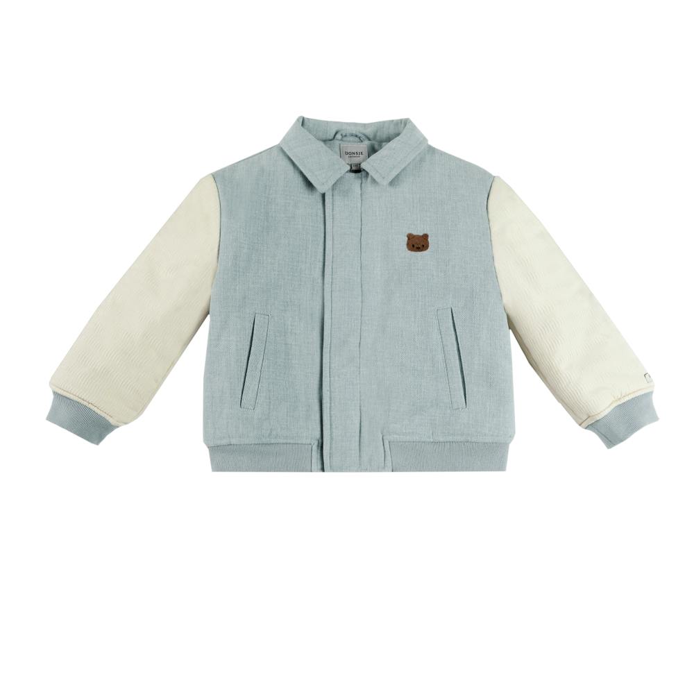 Zemmie Denim Jacket | Bear | Ice Blue