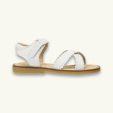 Bloom Sandal | White Leather