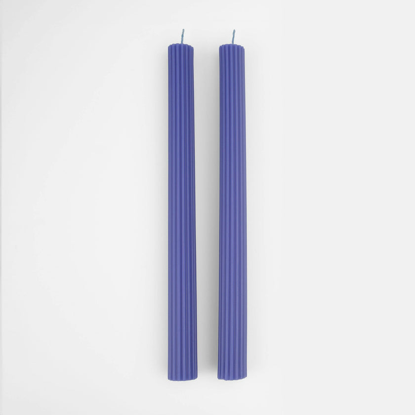 Blue Table Candles