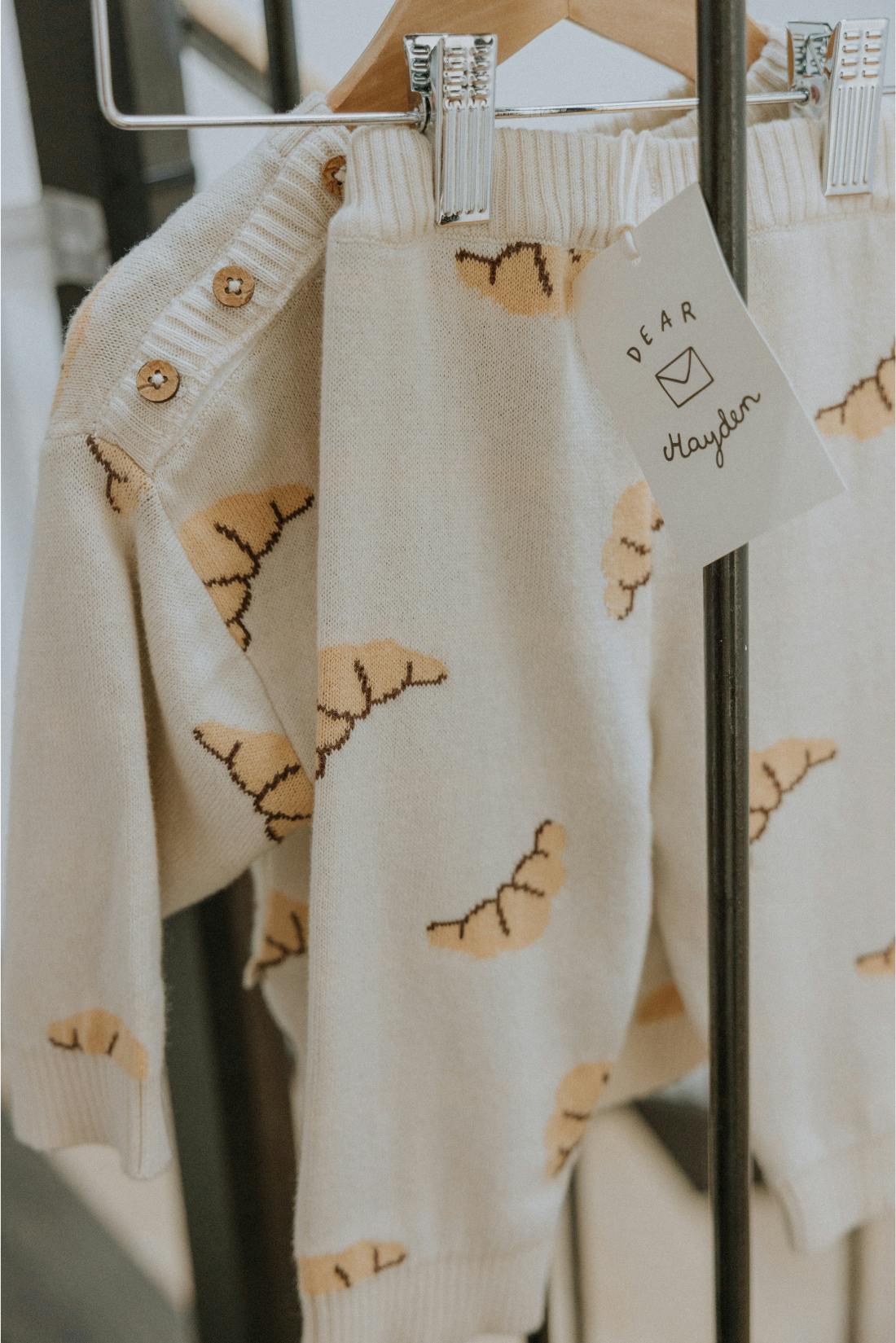 Croissant Knit Joggers